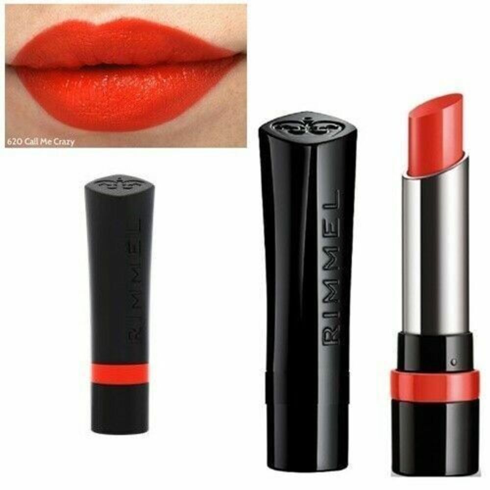 Rimmel London Lipstick 620 Call Me Crazy Red Matte Full Size